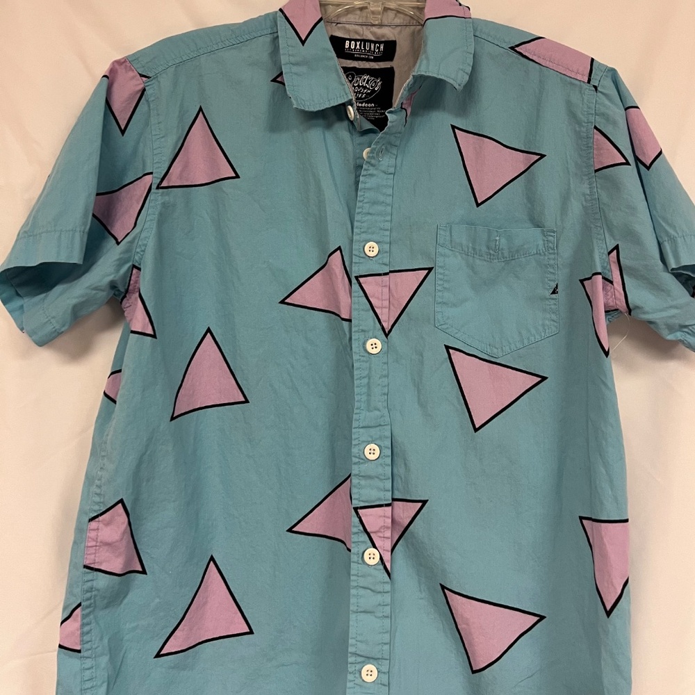 Nickelodeon Box Lunch "Rocko's Modern Life" button up shirt size small - Picture 2 of 7
